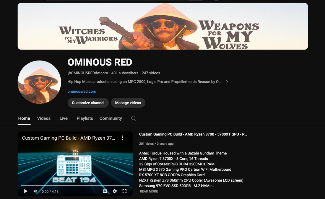 Youtube: Ominous Red